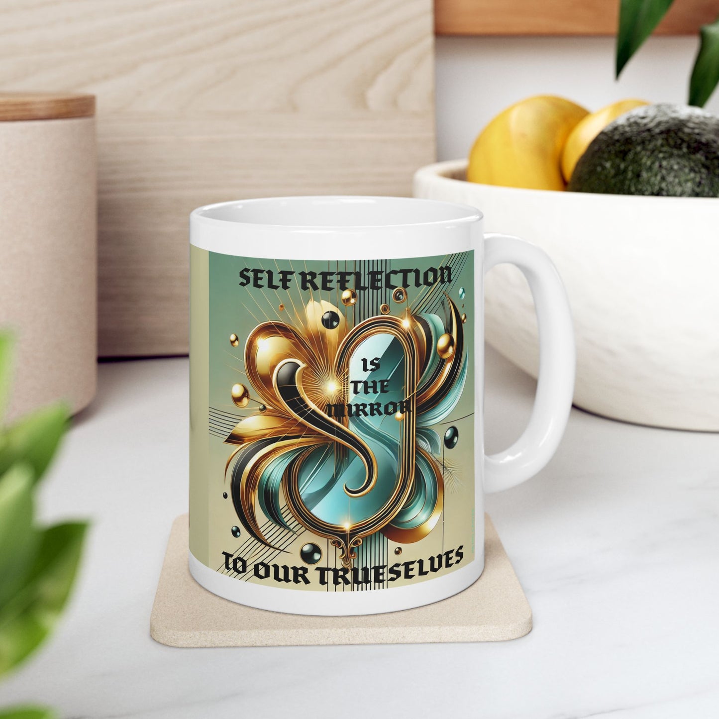 Self Reflection- Ceramic Mug, 11oz