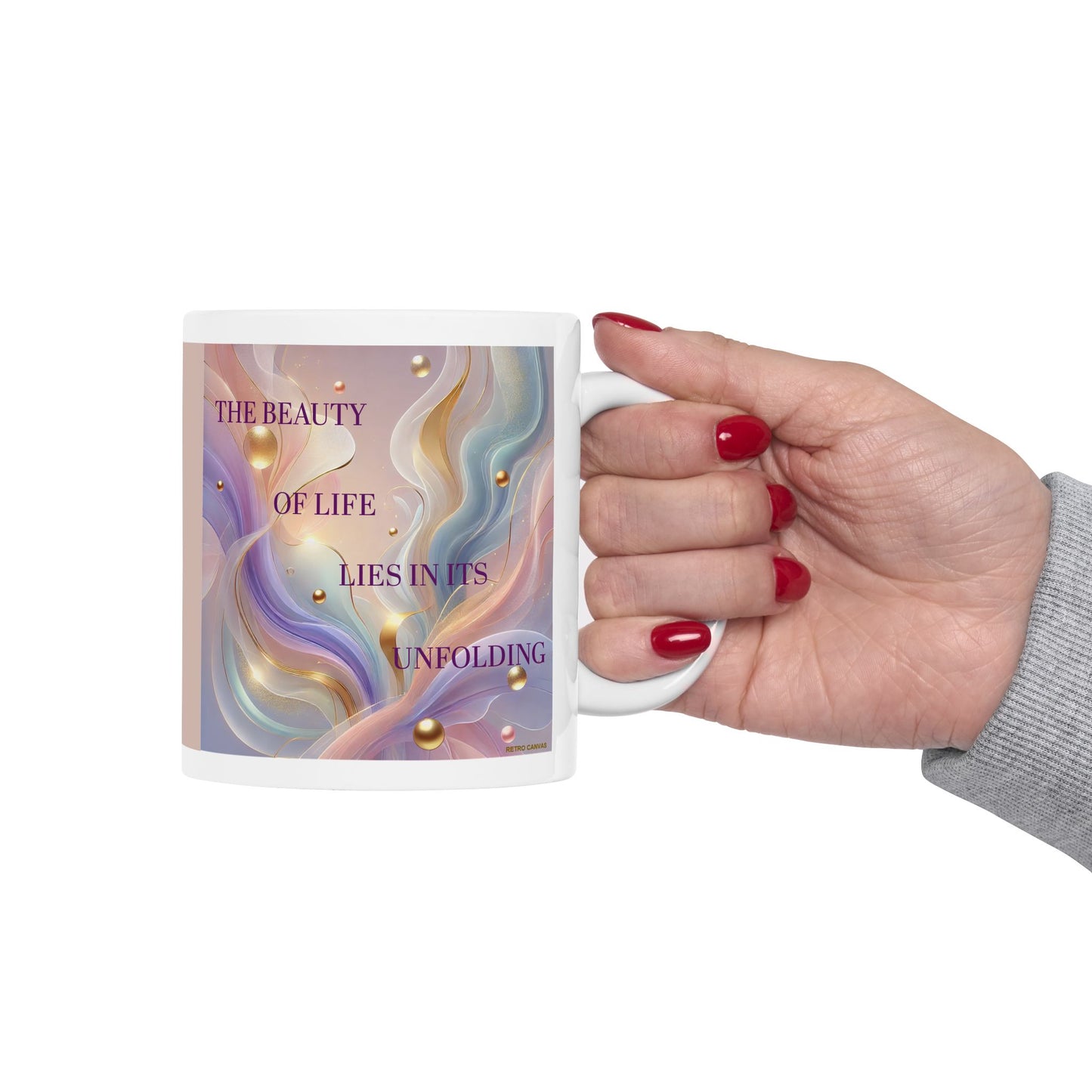Beauty of Life- Ceramic Mug, 11oz