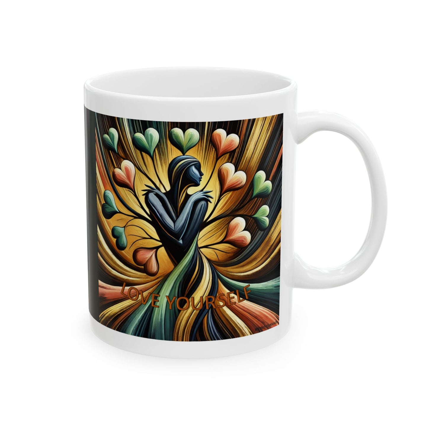 Love Yourself - Ceramic Mug, 11oz