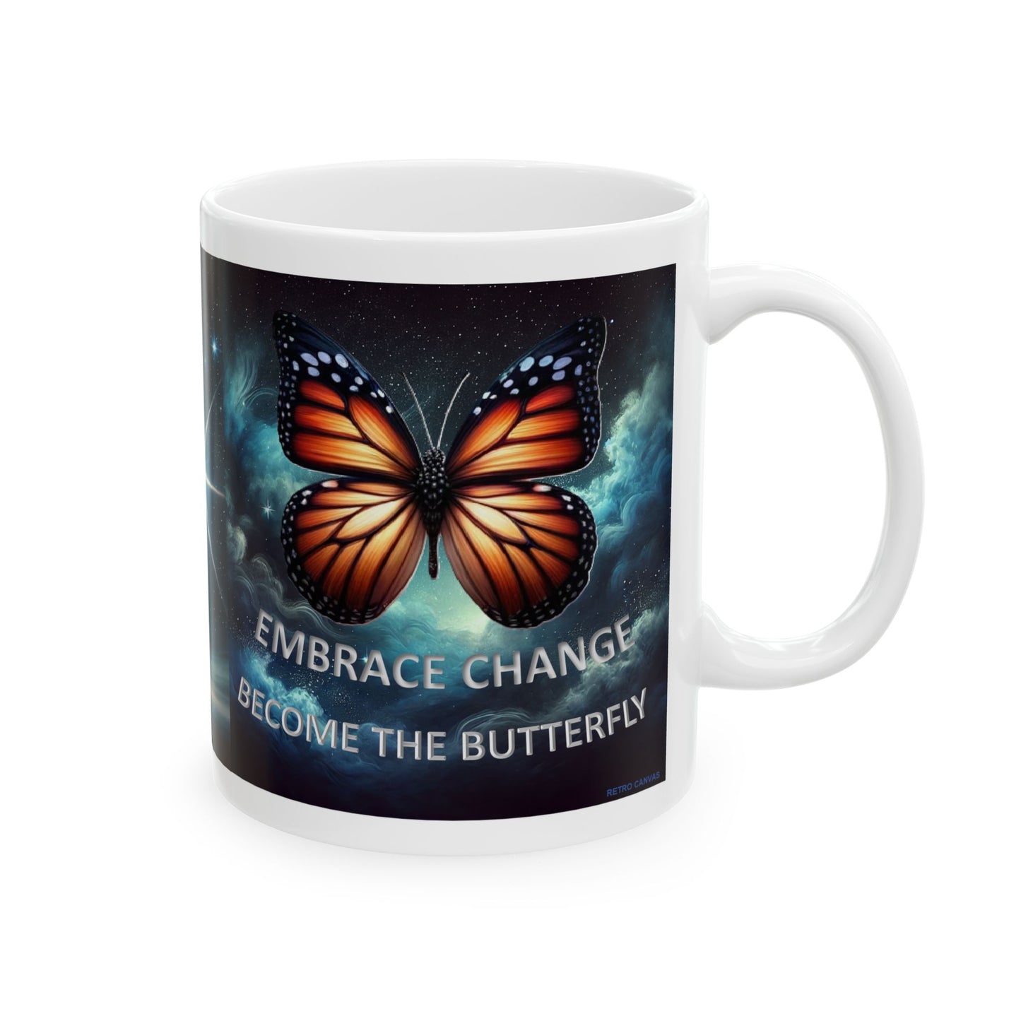 Embrace Change - Ceramic Mug, 11oz