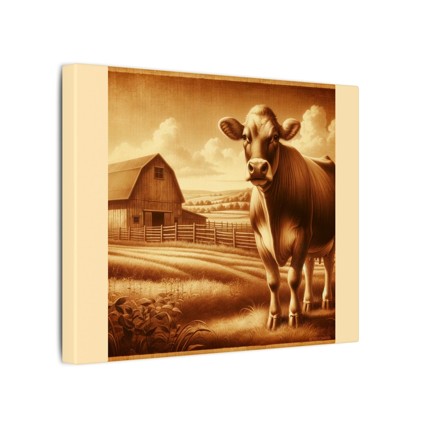 Cow Says...on Canvas