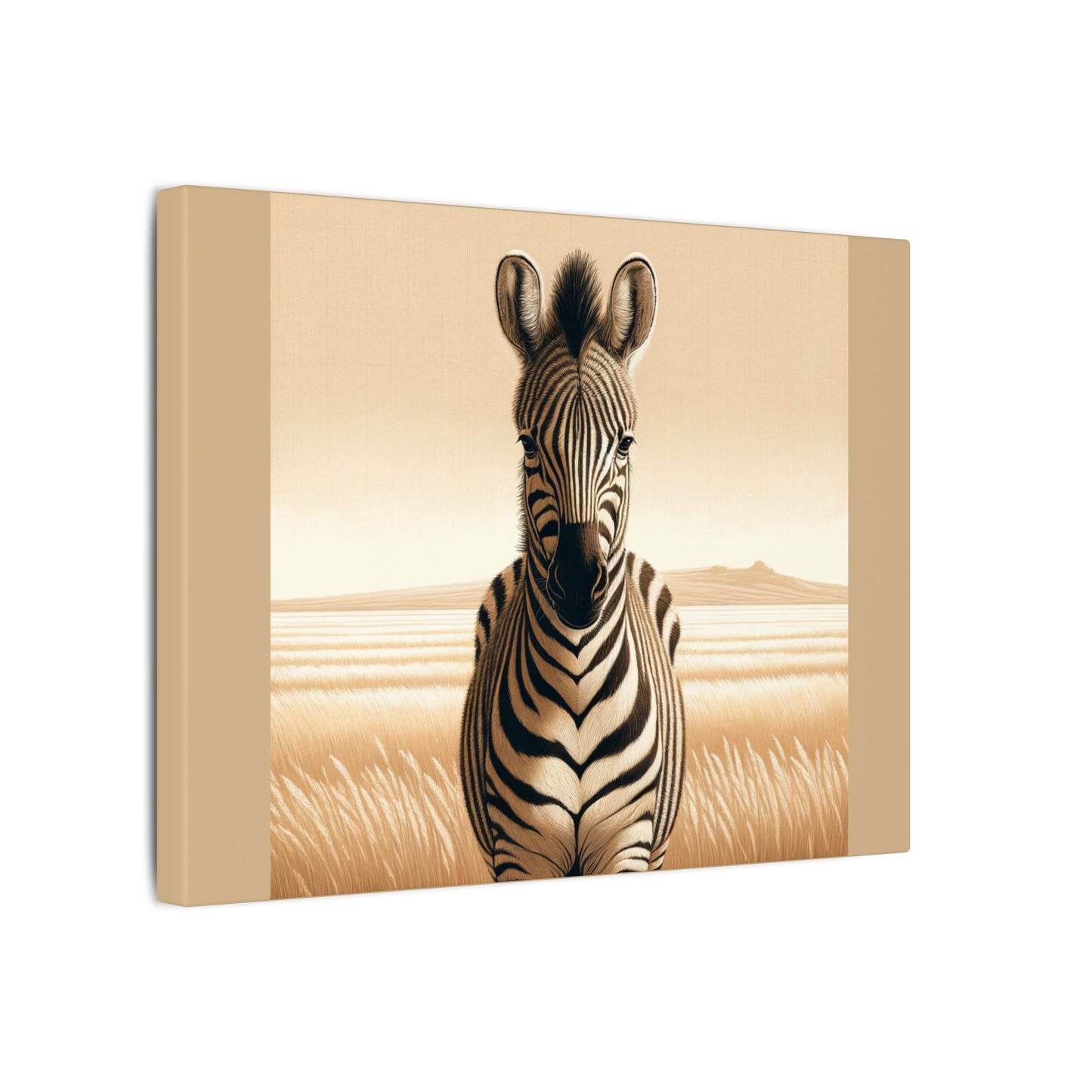 Toile zébrée vintage - Tan