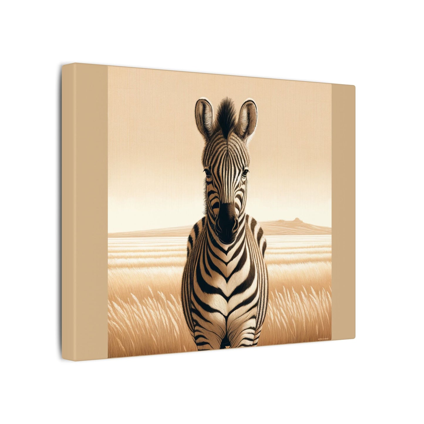 Toile zébrée vintage - Tan