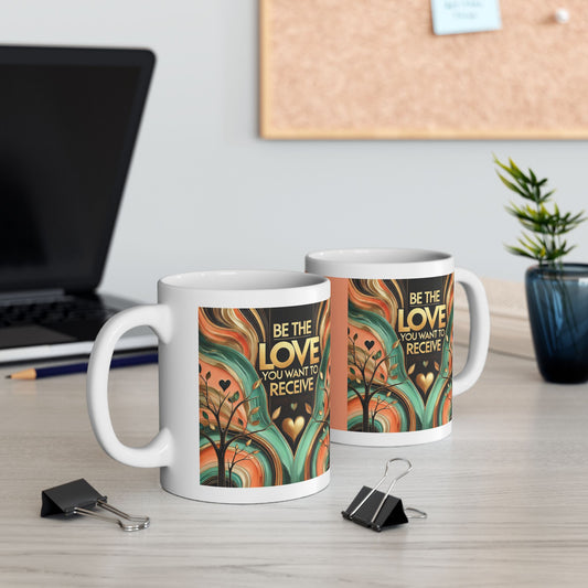 Be The Love - Ceramic Mug, 11oz