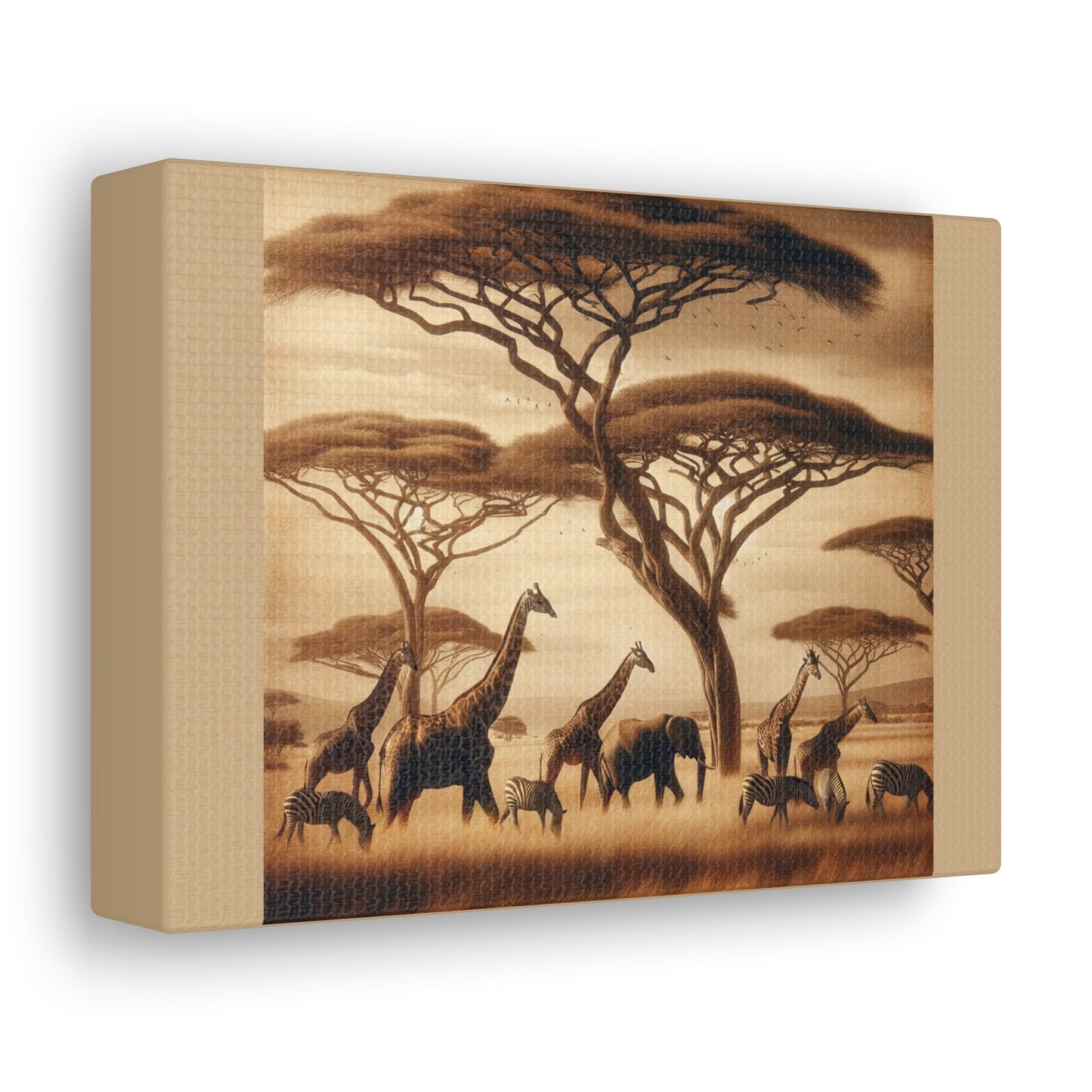 Safari - Tan Canvas Wrap