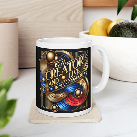 Be A Creator- Ceramic Mug, 11oz