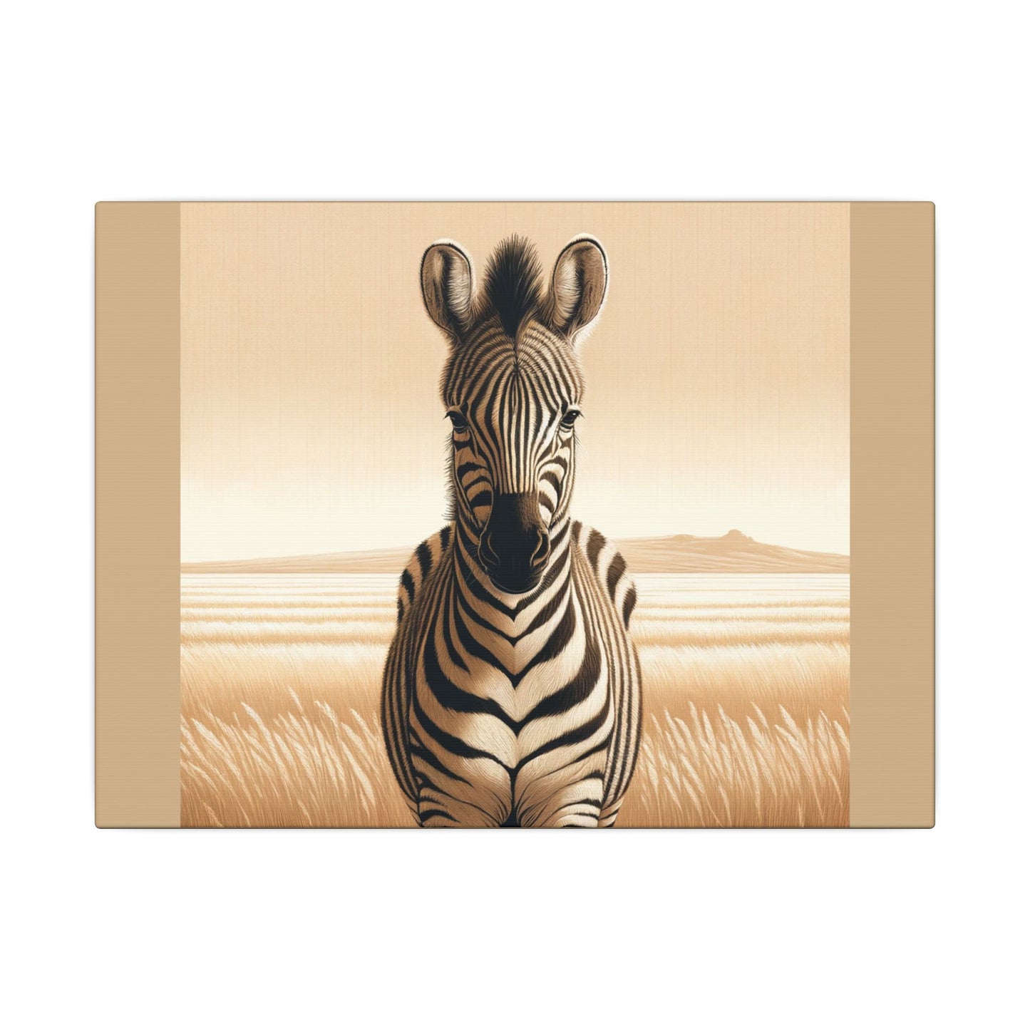 Toile zébrée vintage - Tan