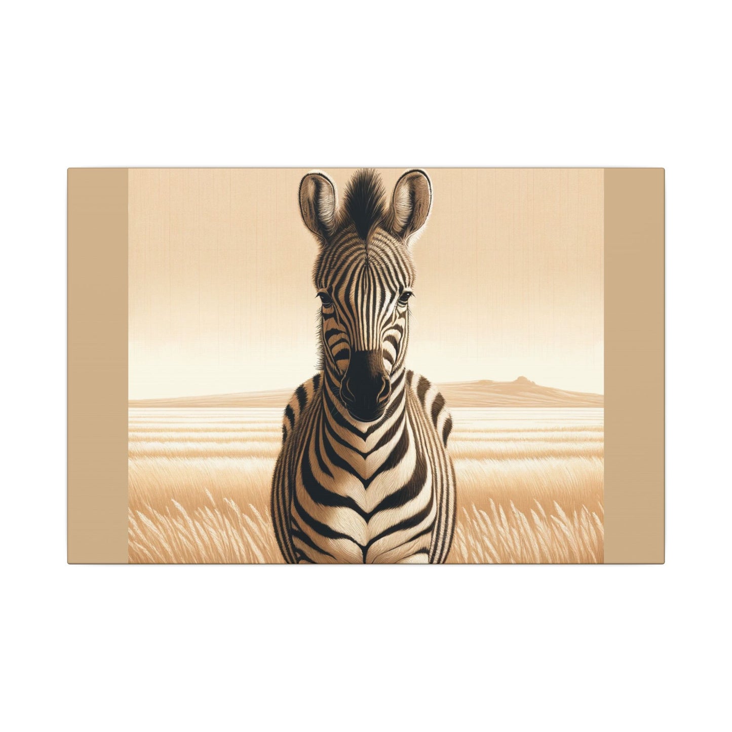 Toile zébrée vintage - Tan