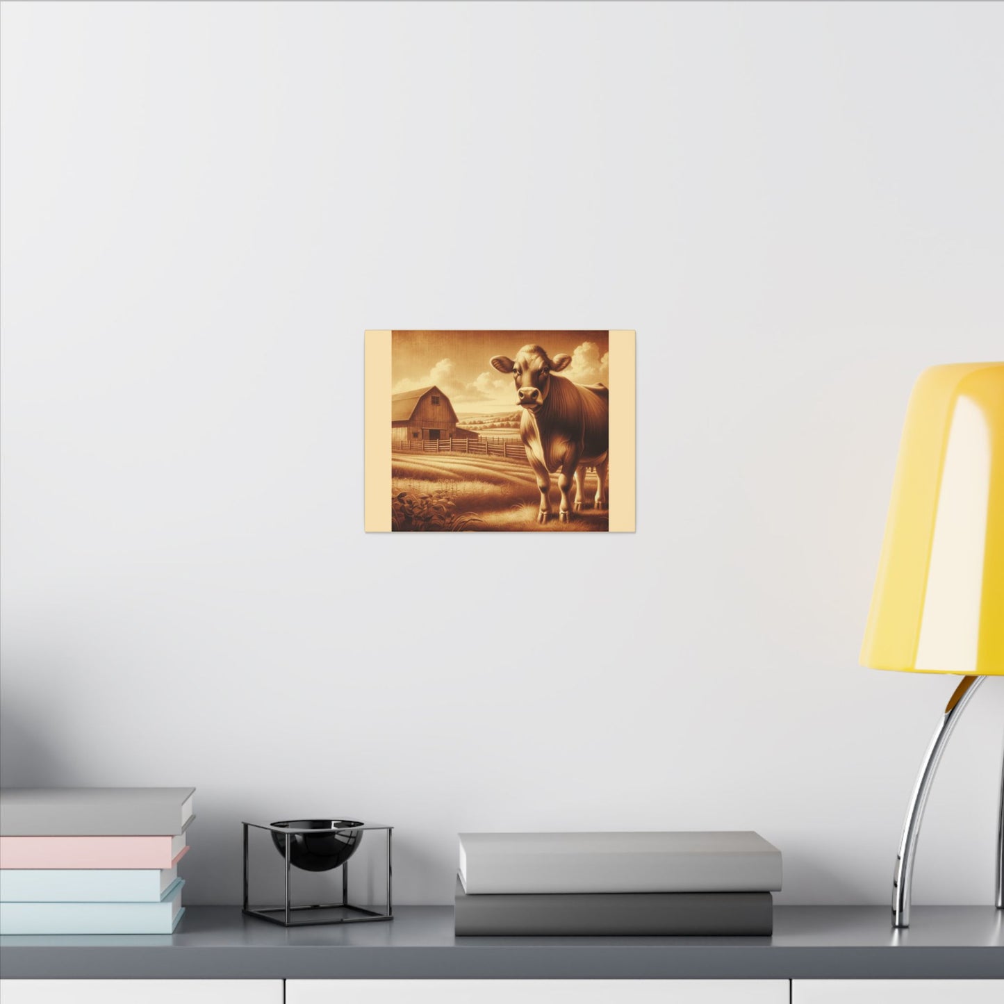 Cow Says...on Canvas