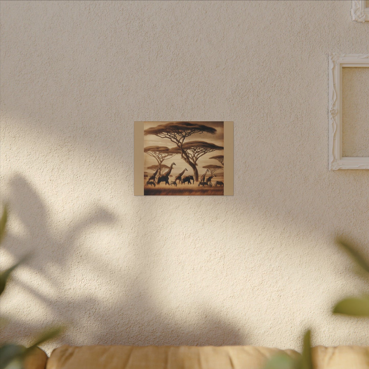 Safari - Enveloppe en toile beige