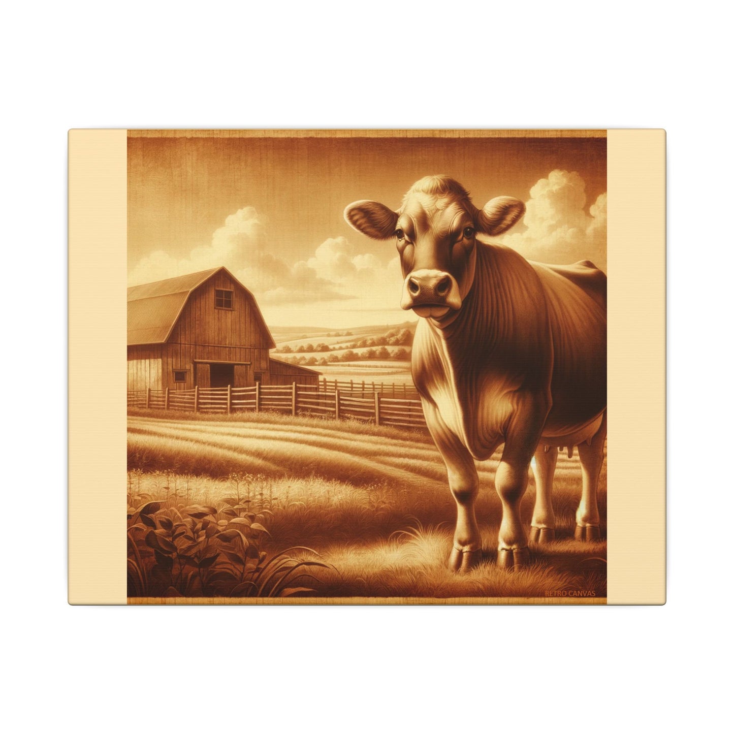 Cow Says...on Canvas