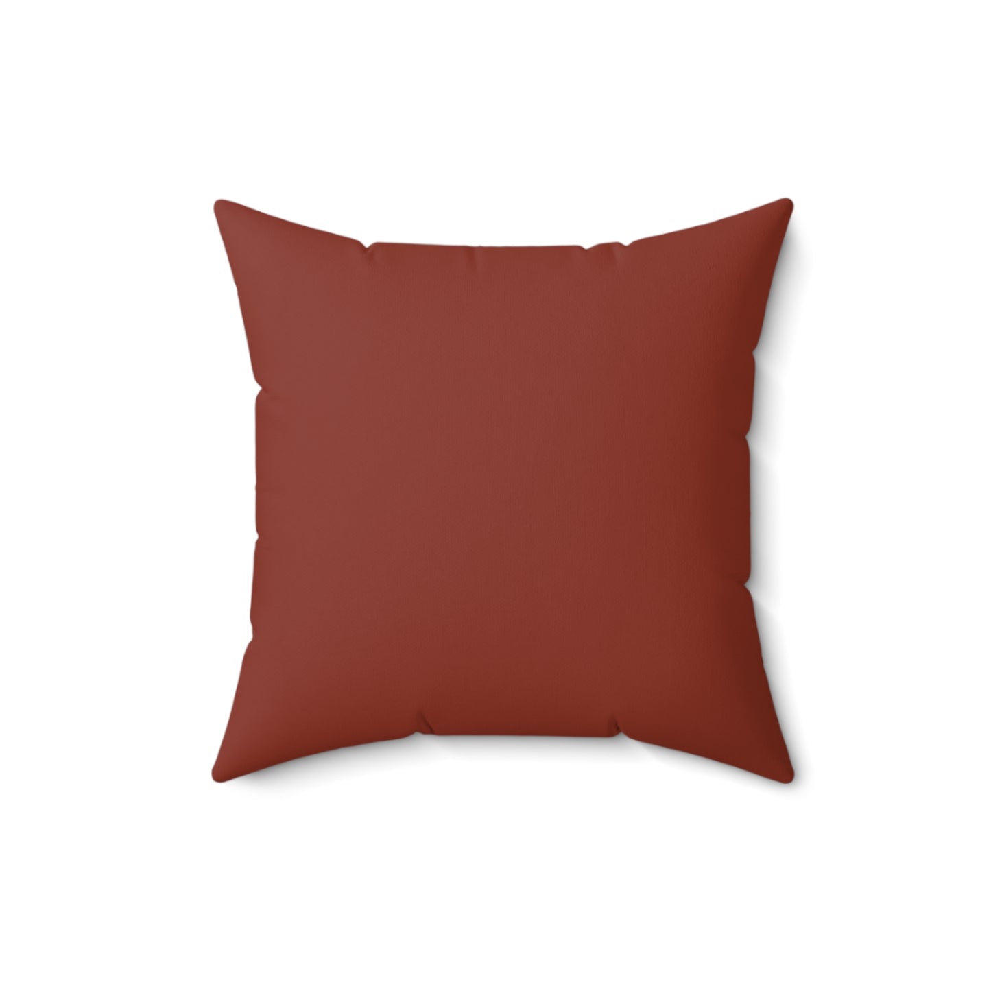 Lotus Flowers-Burnt Umber Broadcloth Pillow