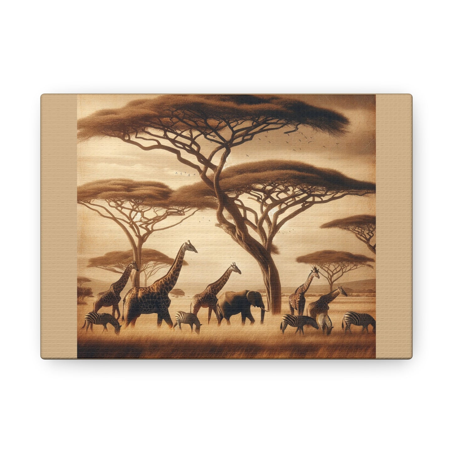 Safari - Tan Canvas Wrap