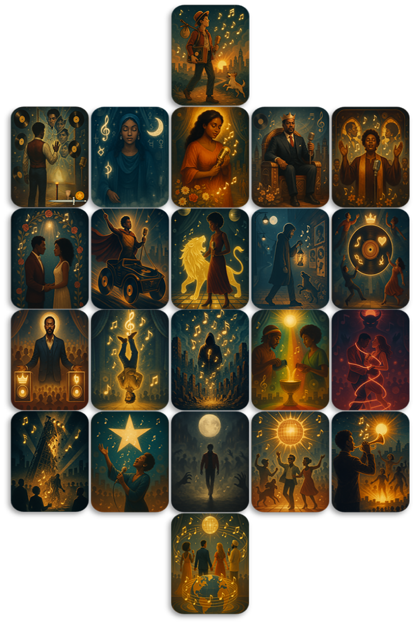 Energy In Song Tarot Guidebook and Cards